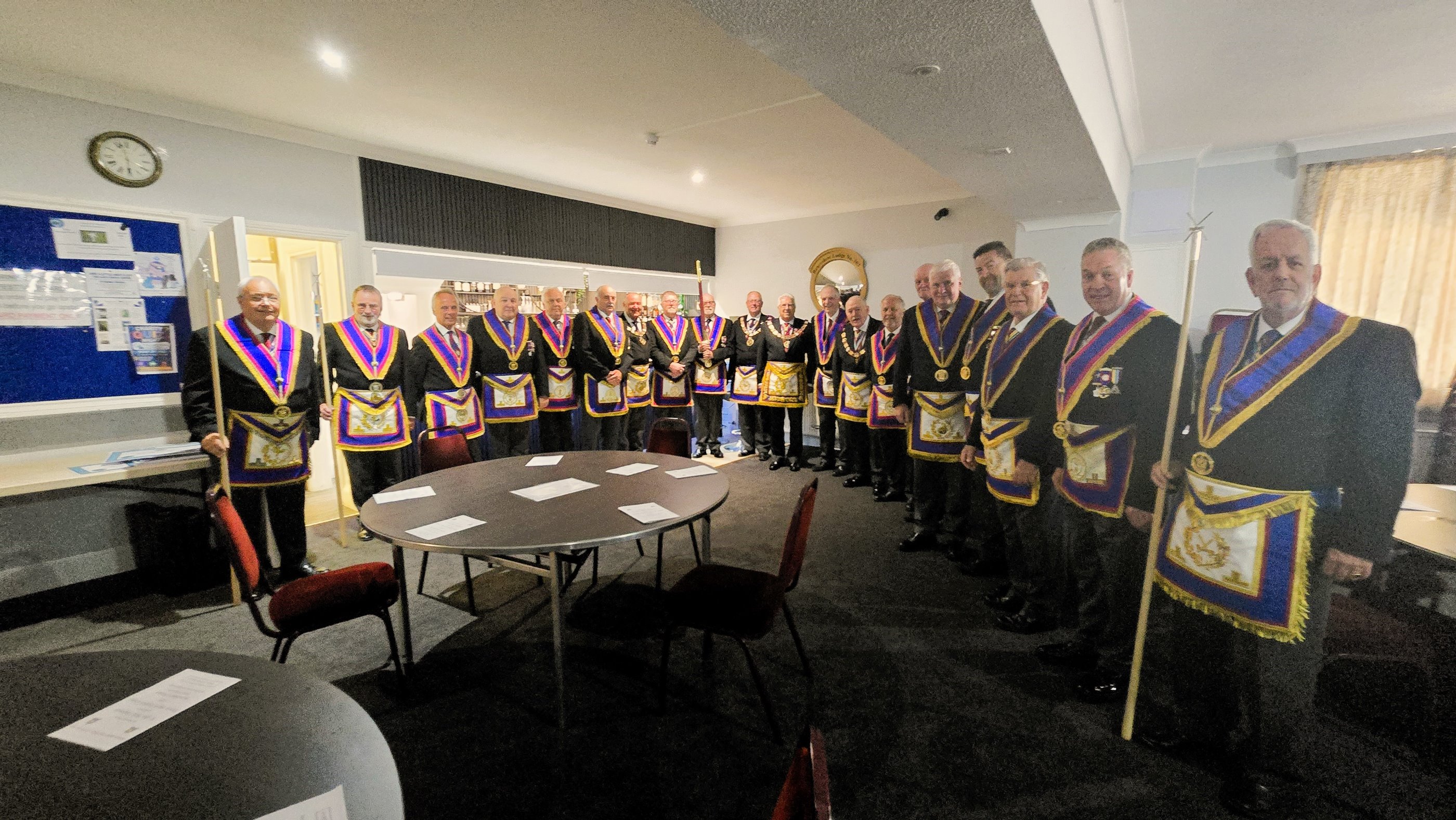The opening of the new Devon Mark Football Lodge