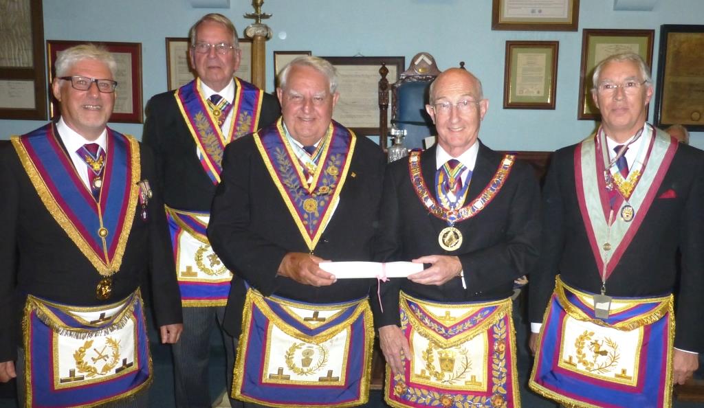 Colin Bond 50 years Cert
